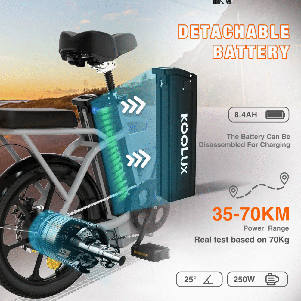 KOOLUX BK5S Bicicleta Eléctrica Plegable