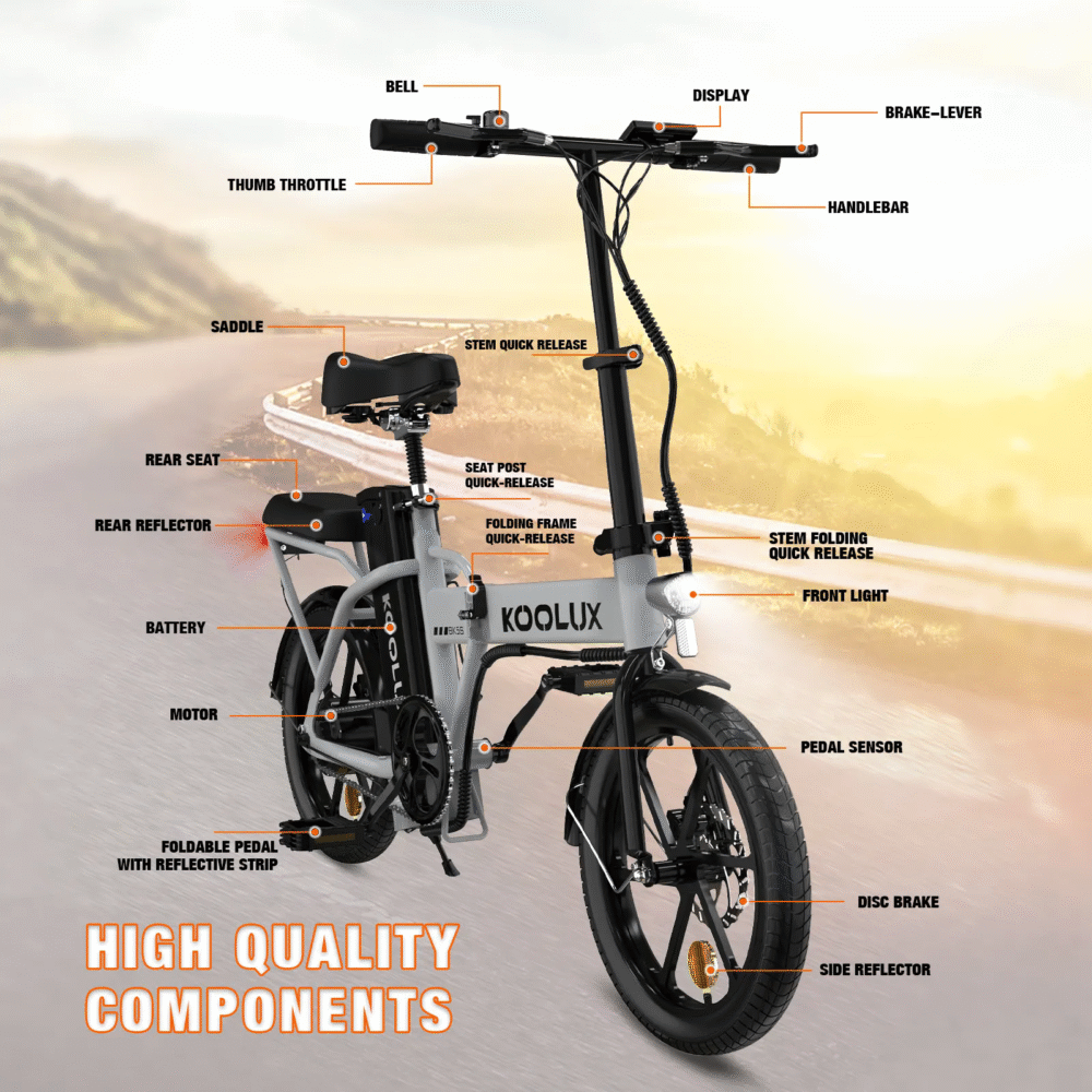 KOOLUX BK5S Bicicleta Eléctrica Plegable
