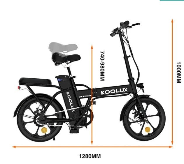 KOOLUX BK5S Bicicleta Eléctrica Plegable