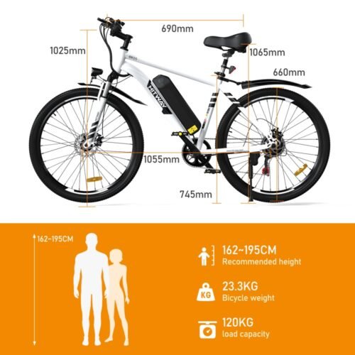 HITWAY BK15 Bicicleta de Montaña Eléctrica