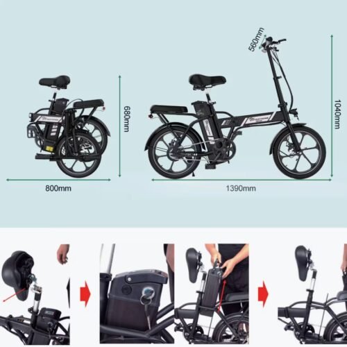EVERCROSS EK5 Bicicleta Eléctrica Plegable