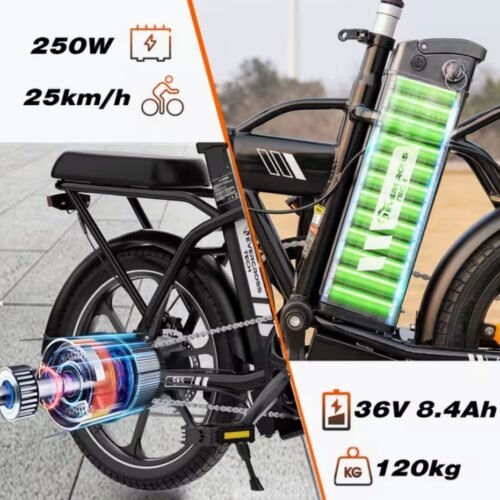 EVERCROSS EK5 Bicicleta Eléctrica Plegable