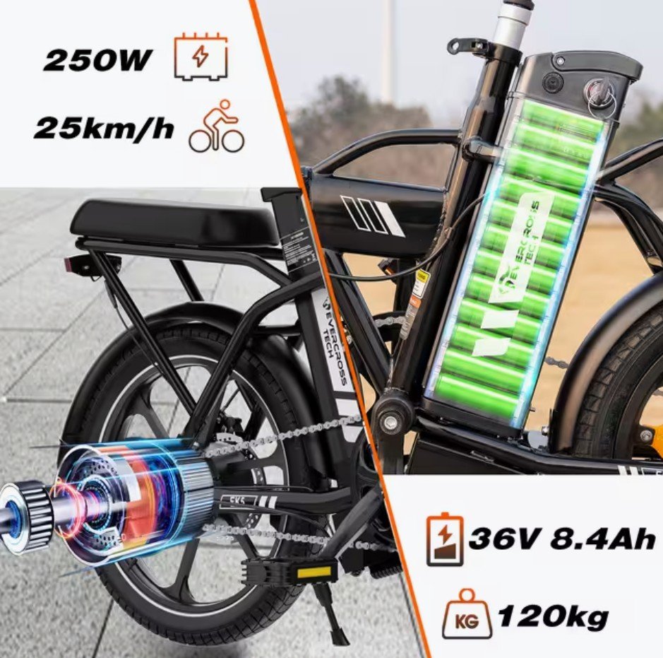 EVERCROSS EK5 Bicicleta Eléctrica Plegable