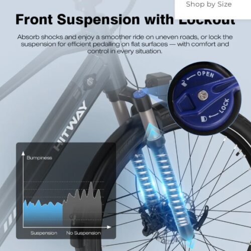HITWAY BK33 E-BIKE - SUSPENSION