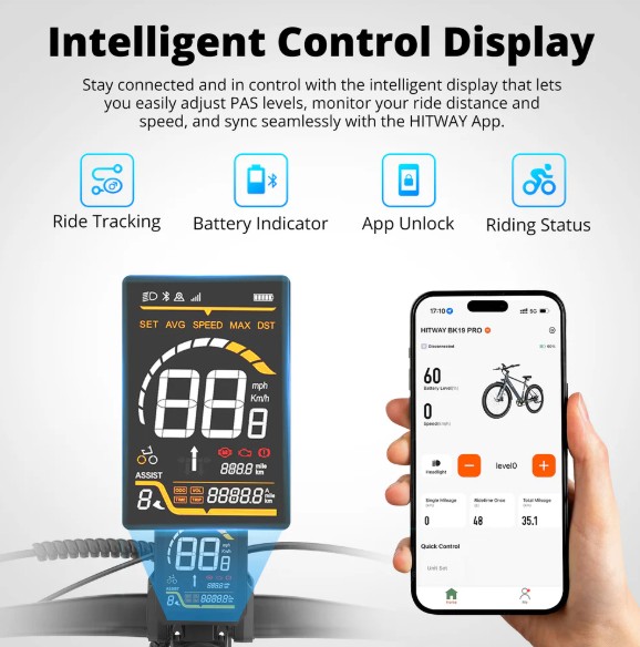 HITWAY BK18 Pro bici eléctrica