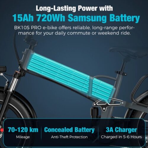 HITWAY BK10S Pro bici eléctrica plegable