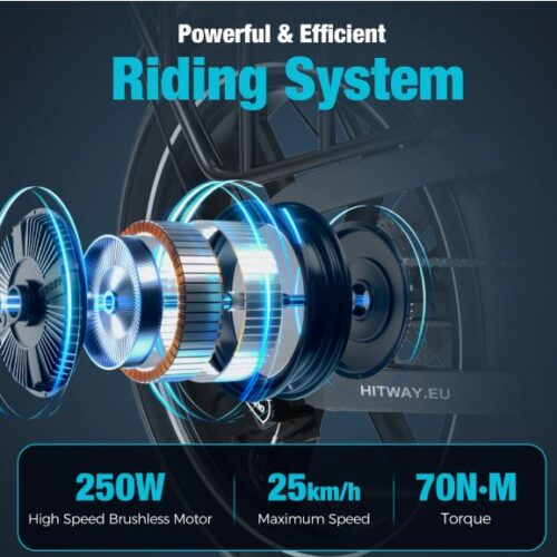 HITWAY BK10S Pro bici eléctrica plegable