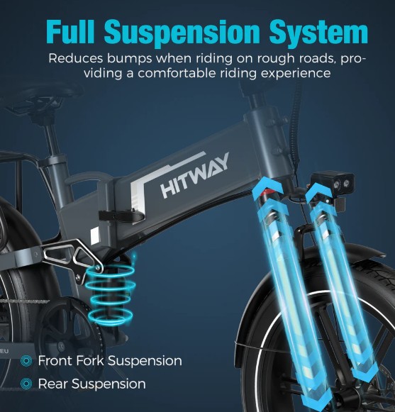 HITWAY BK10S Pro bici eléctrica plegable